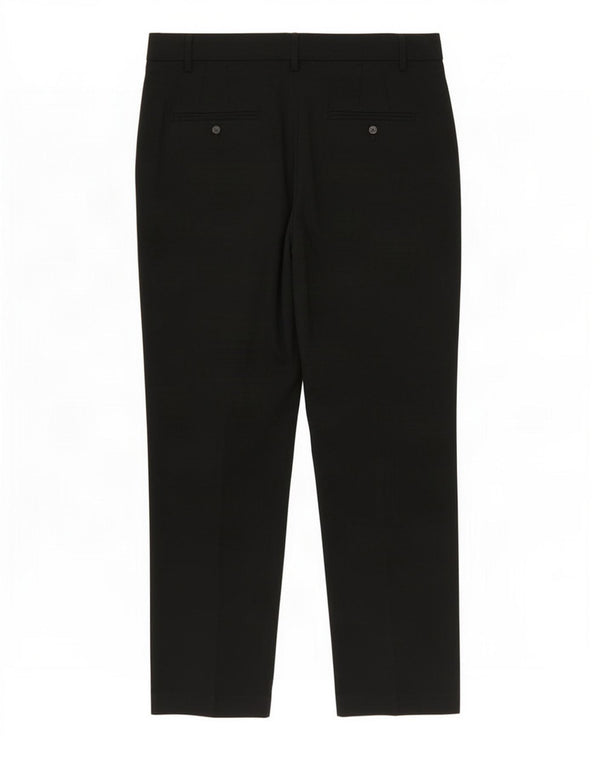 Marks & Spencer Damen Tapered Freizeithose UK 16 Large W38 L28 Schwarz