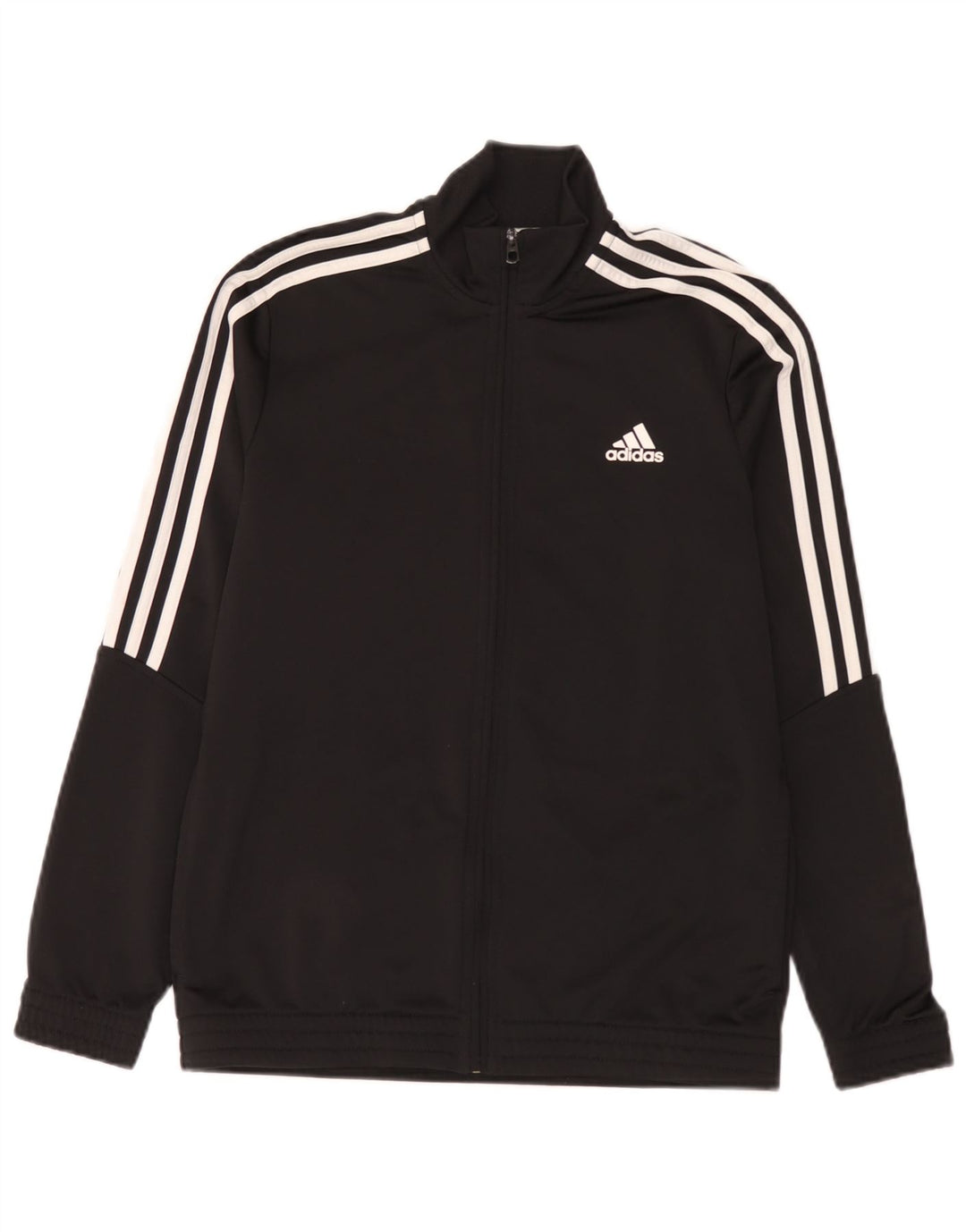 Adidas Jungen Trainingsanzug Top Jacke 13-14 Jahre Schwarz Polyester