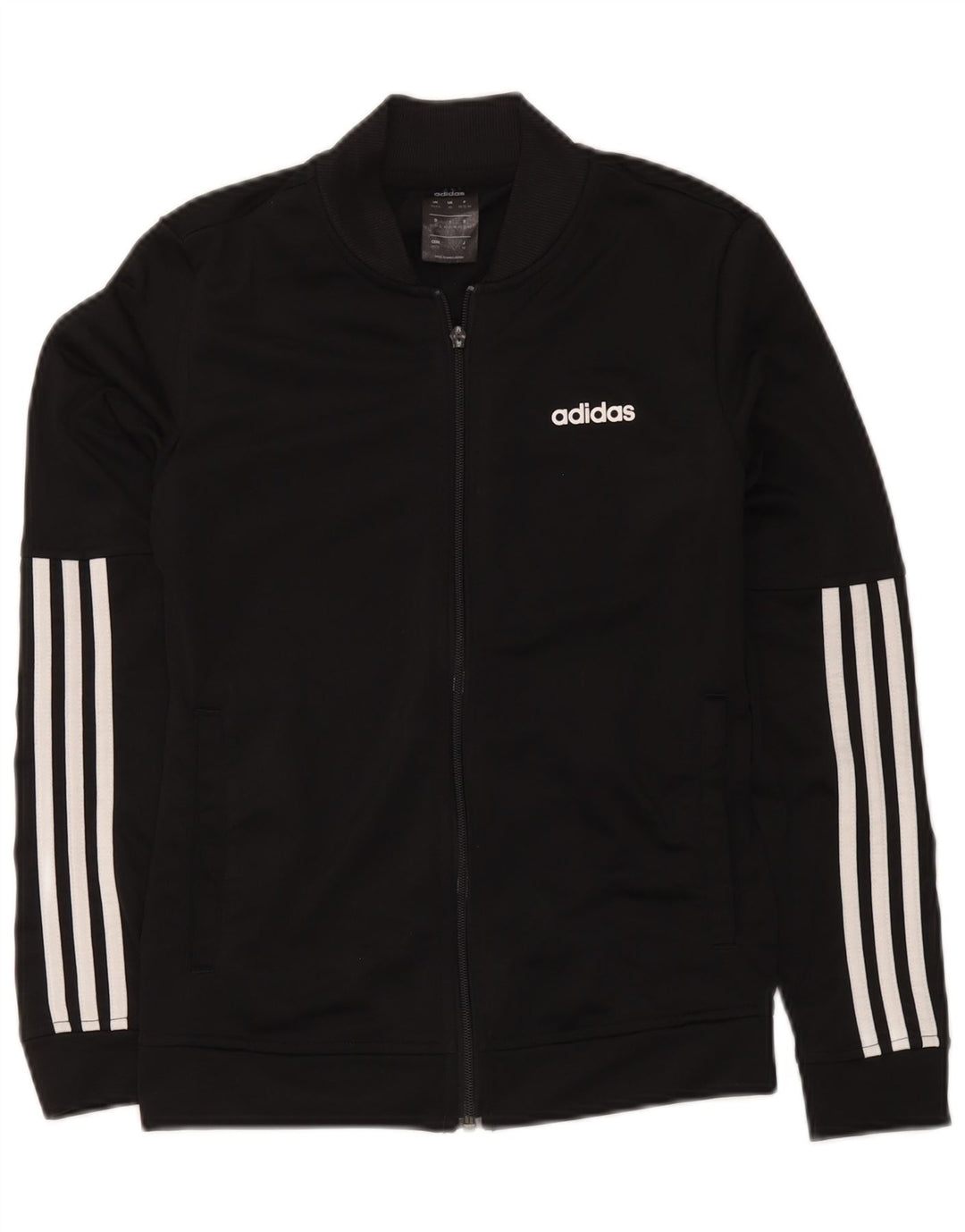 Adidas Damen Trainingsanzug Top Jacke UK 4/6 XS Schwarz Polyester