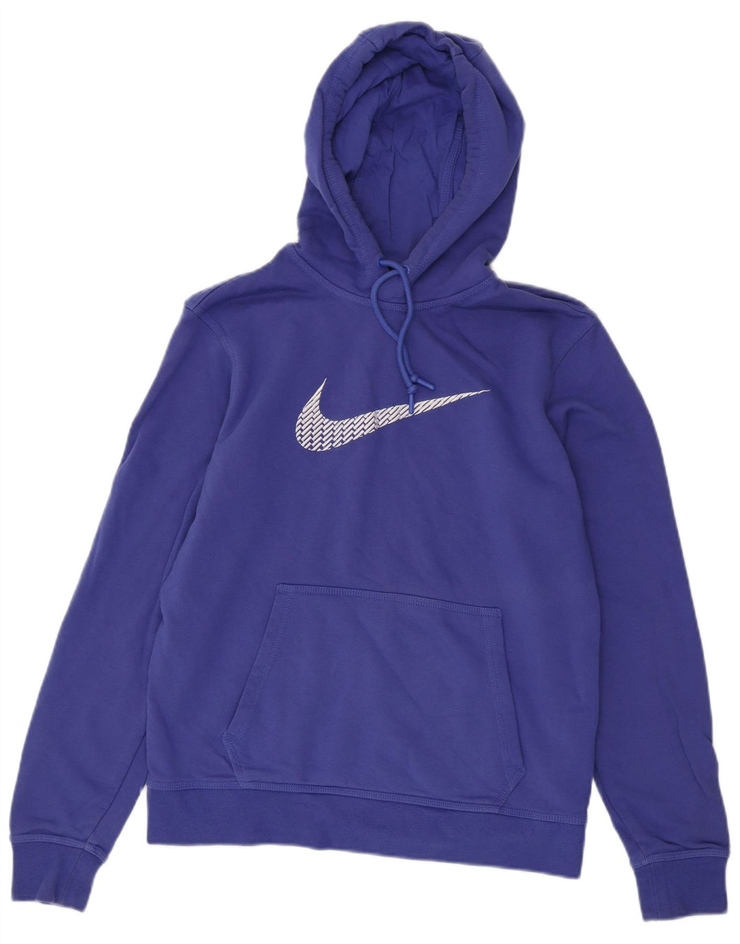 Nike Herren-Kapuzenpullover mit Grafik, mittelblaue Baumwolle