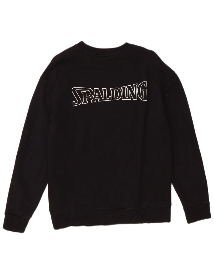 Zara Herren-Sweatshirt mit Grafik, groß, aus schwarzer Baumwolle