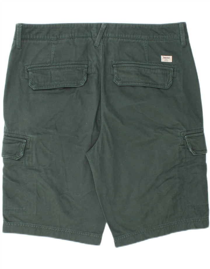 Timberland Herren Cargoshorts W36 Große grüne Baumwolle
