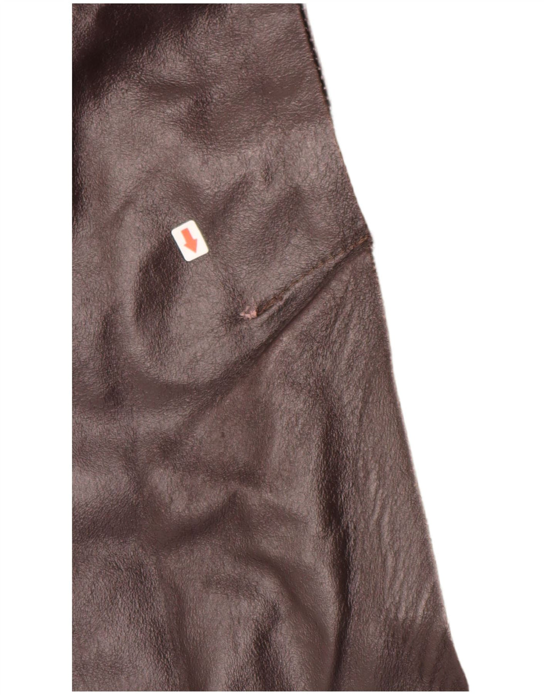 METROPOLITAN Herren Ledermantel IT 50 Großes braunes Leder