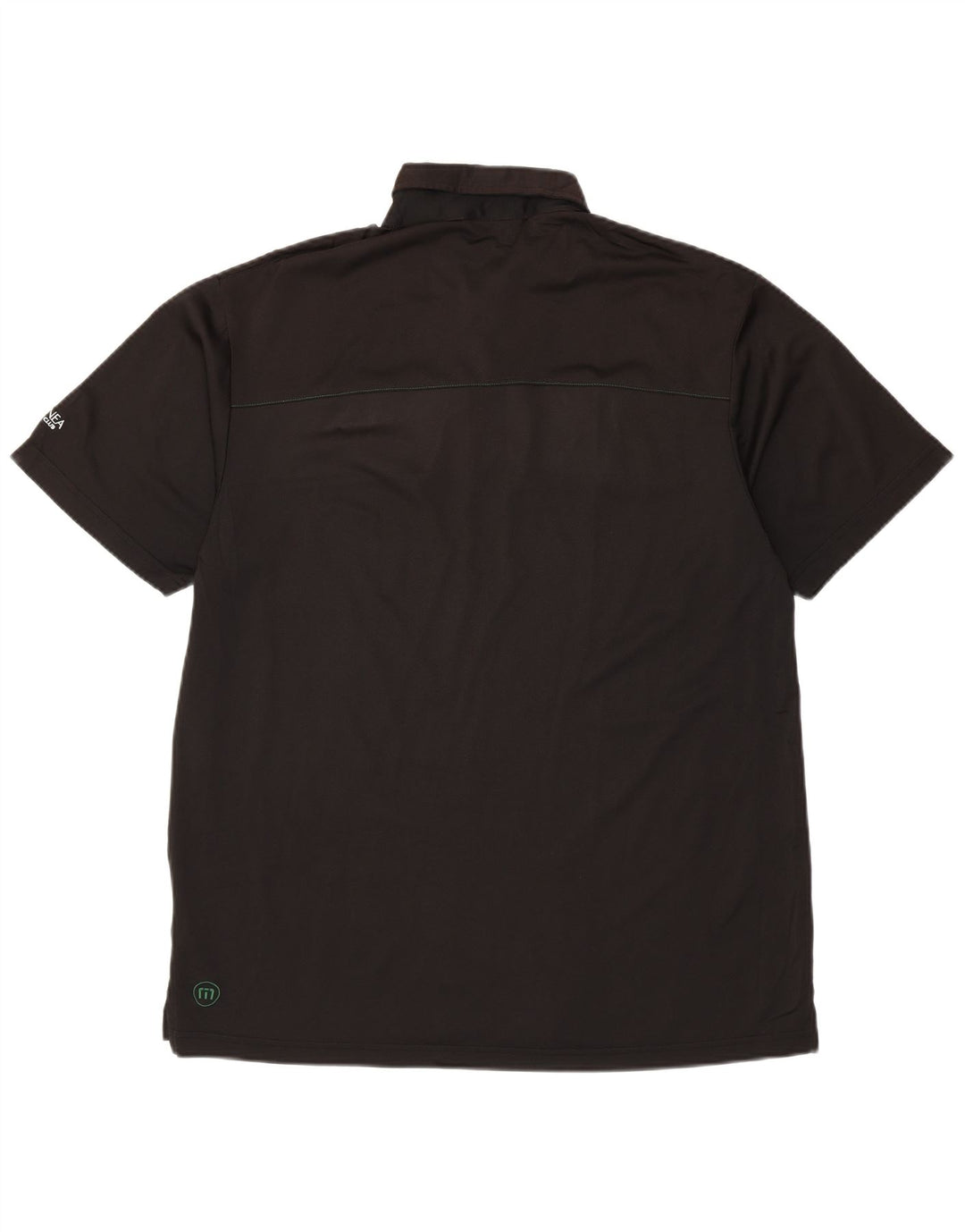TRAVIS MATHEW Herren-Poloshirt mit Grafik, XL, Schwarz, Farbblock-Polyester