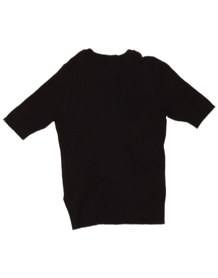 Marks & Spencer Damen-Pullover mit U-Boot-Ausschnitt, Gr. 14, mittelschwarz