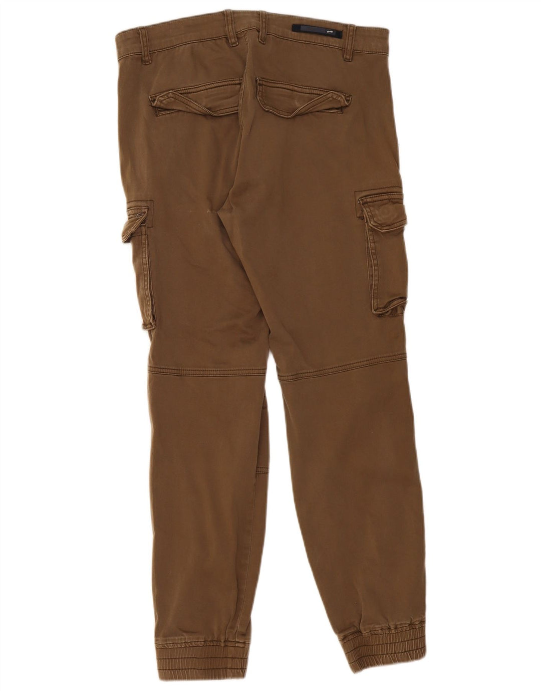 Gas Herren-Jogger-Cargohose, Größe L, W34, L29, Beige