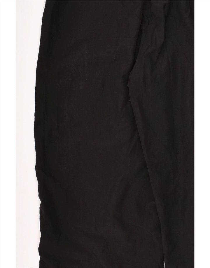 PUMA Womens Tracksuit Trousers UK 14 Large Black Polyester | Vintage Puma | Thrift | Second-Hand Puma | Used Clothing | Messina Hembry 