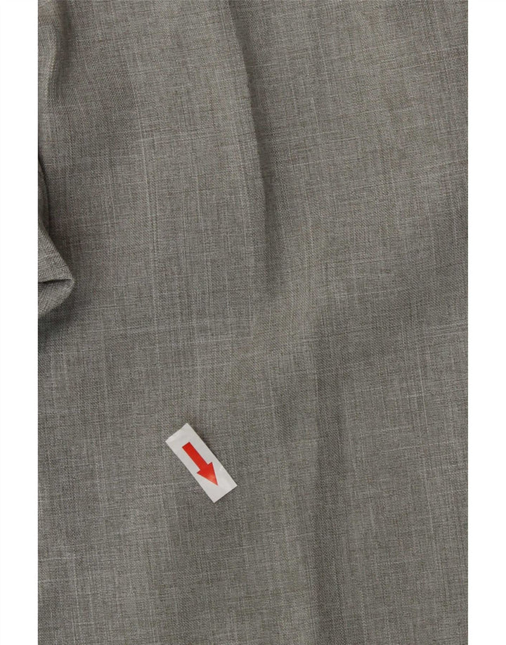 Marks & Spencer Herren-Anzughose mit Pegged-Anzug, W32, L29, graues Polyester