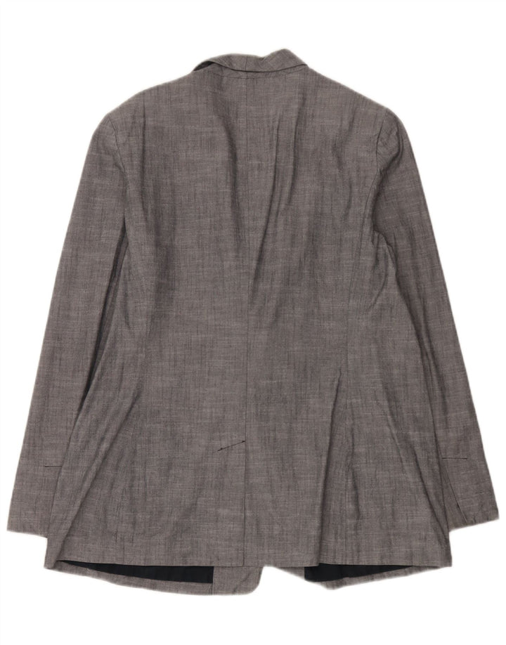 Gap Damen 2-Knopf-Blazerjacke UK 18 XL Blaue Baumwolle