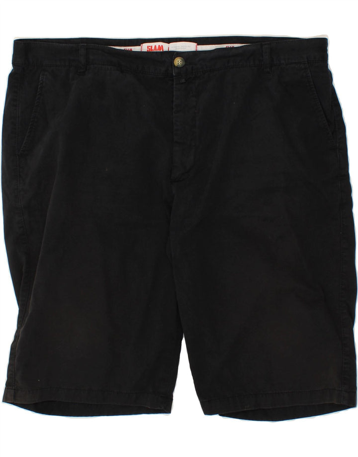 SLAM Mens Chino Shorts W42 2XL Navy Blue Vintage Slam and Second-Hand Slam from Messina Hembry 