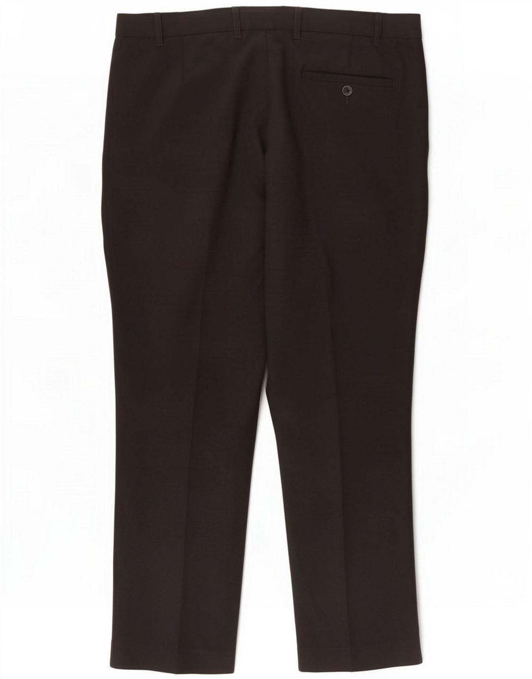 Marks & Spencer Herren Slim Casual Hose W38 L29 Schwarz Polyester