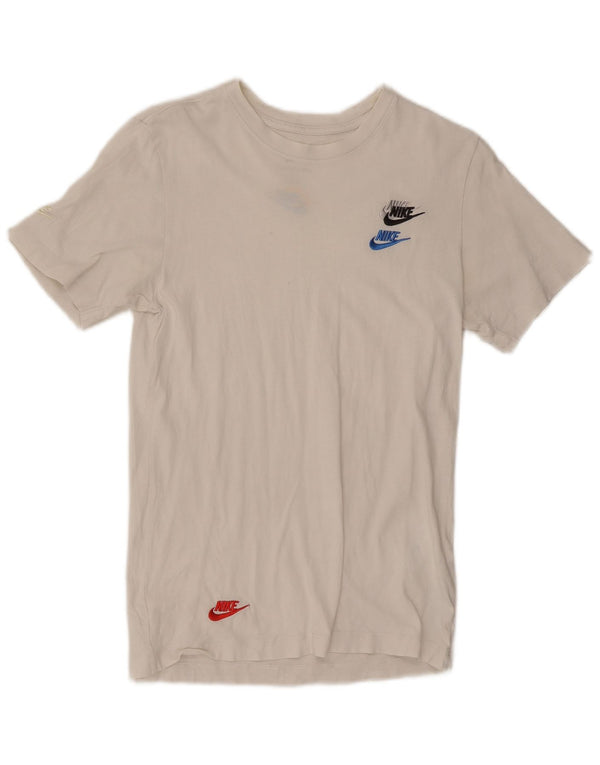 Nike Herren T-Shirt Top XS Weiße Baumwolle
