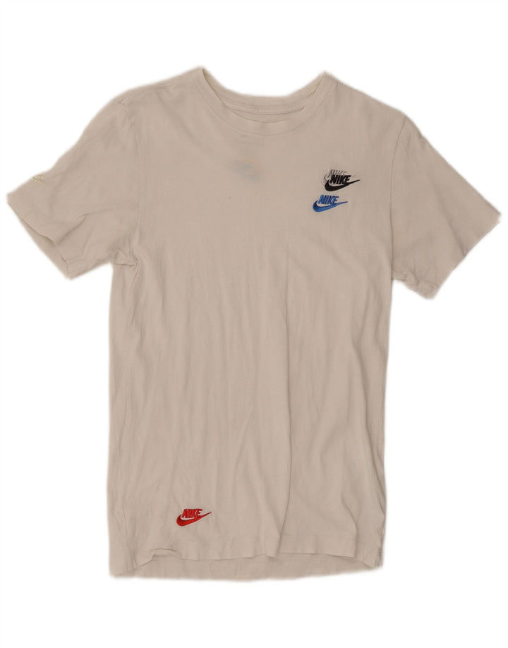 Nike Herren T-Shirt Top XS Weiße Baumwolle