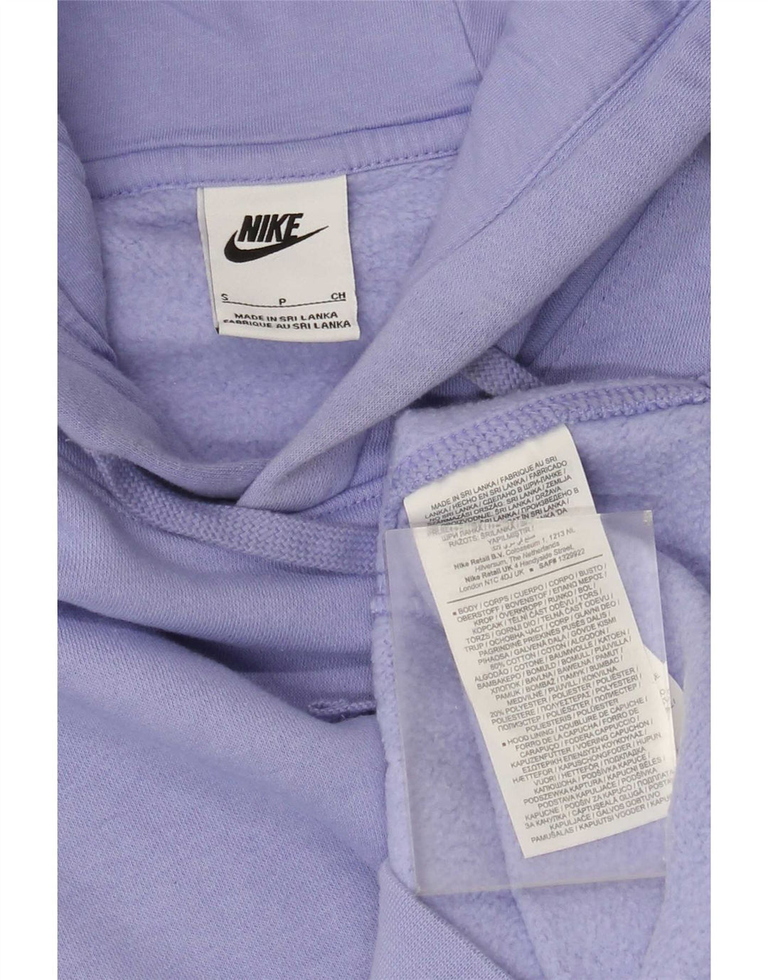 Nike Herren Kapuzenpullover, Größe S, Lila, Baumwolle