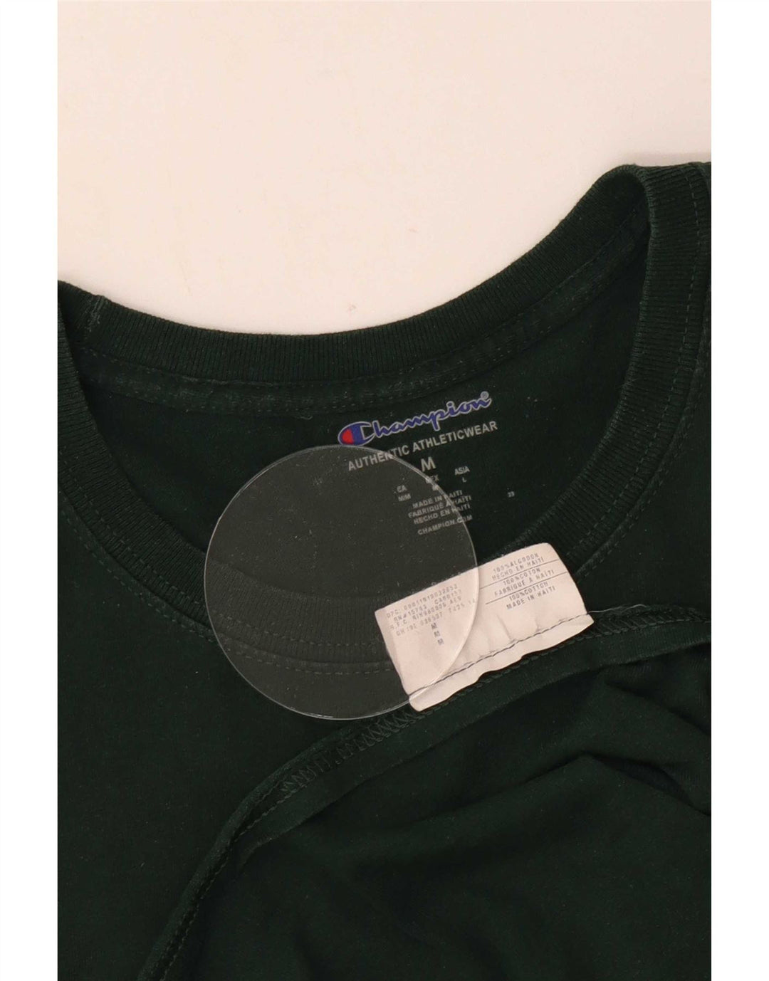 Champion Herren-T-Shirt mit Grafik, mittelgrüne Baumwolle