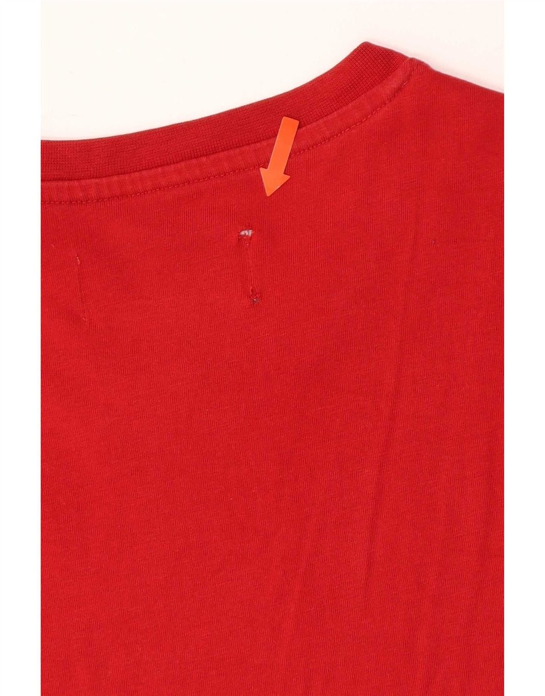 Penguin Herren T-Shirt Top Small aus roter Baumwolle