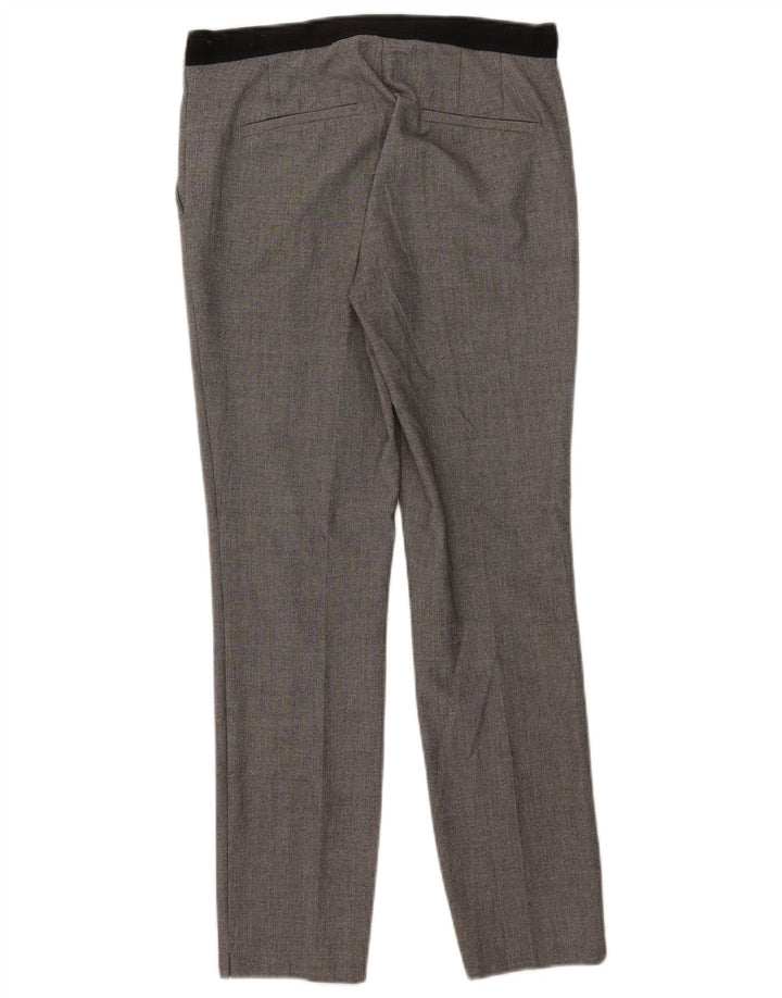 Zara Slim-Anzughose für Damen, Größe S, W26, L27, Grau, Polyester