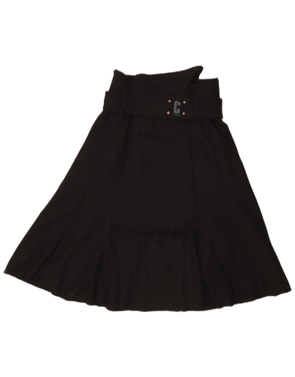 Object Damen A-Linienrock EU 38 Medium W28 Schwarze Wolle
