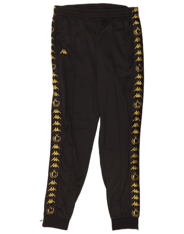 Kappa Womens Graphic Trainingshose Jogger UK 18 XL Schwarz Polyester