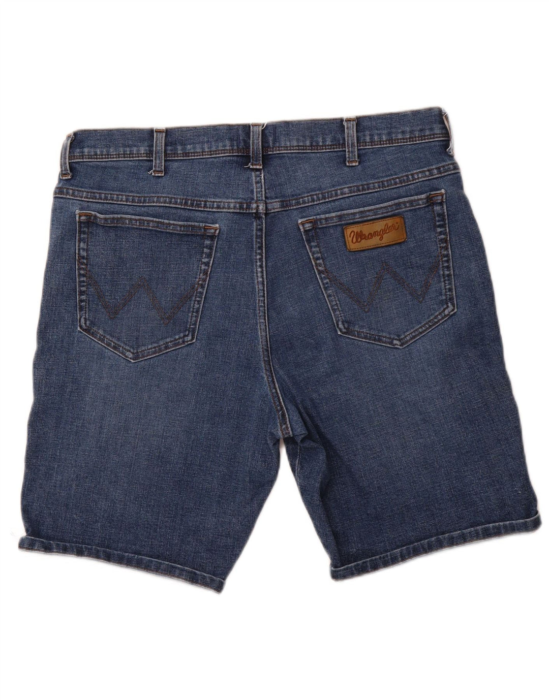 WRANGLER Mens Denim Shorts W36 Large  Blue Cotton