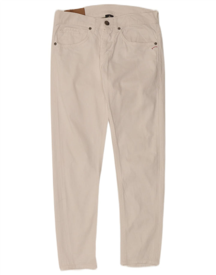 Dondup Damen Slim Freizeithose W30 L28 Weiß