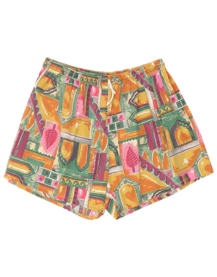 Vintage Herren Badeshorts Medium Mehrfarbig Patchwork Baumwolle