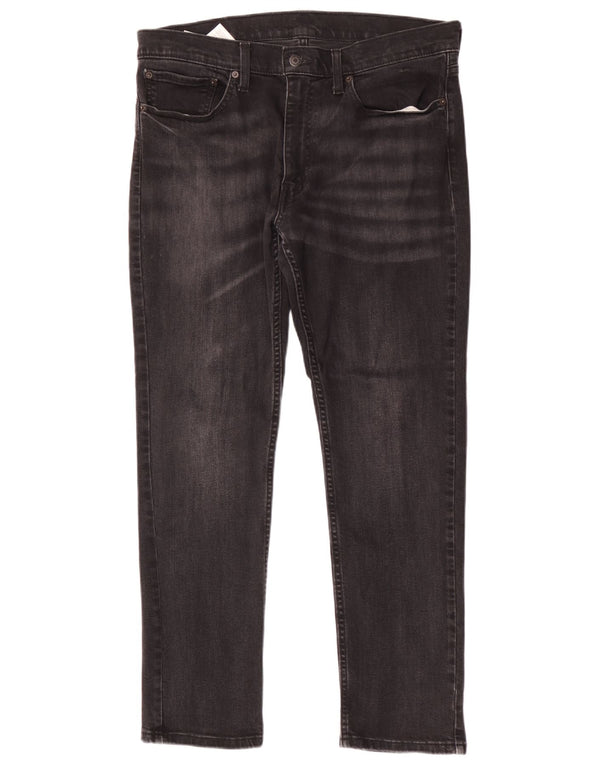 Levi's Herren 511 Slim Jeans W34 L30 schwarze Baumwolle