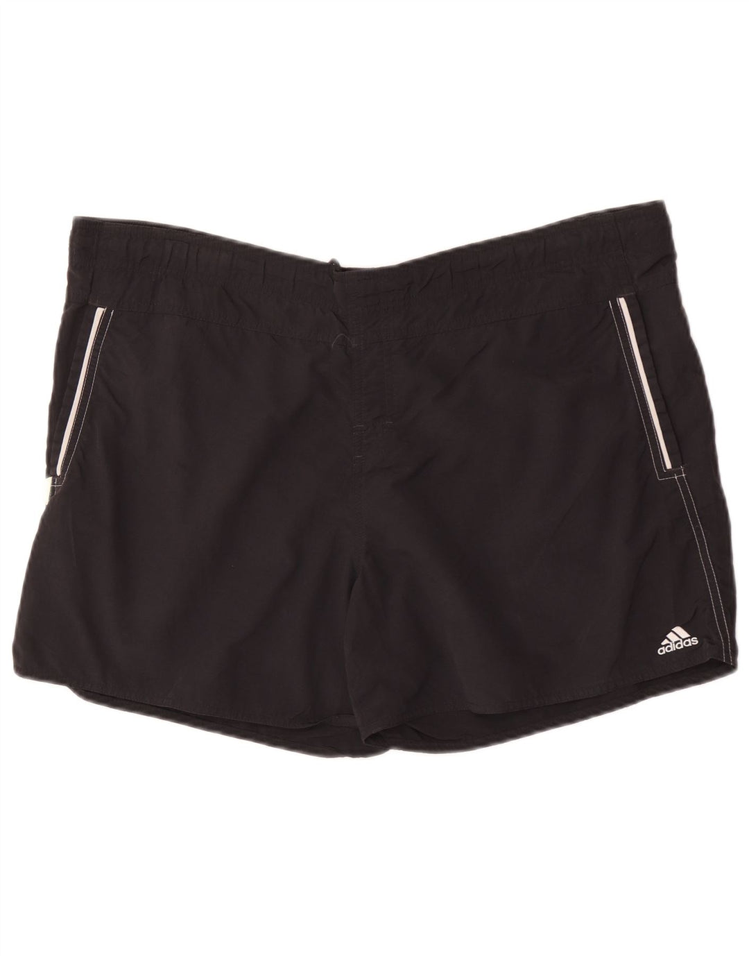 Adidas Herren-Badeshorts, groß, aus schwarzem Nylon