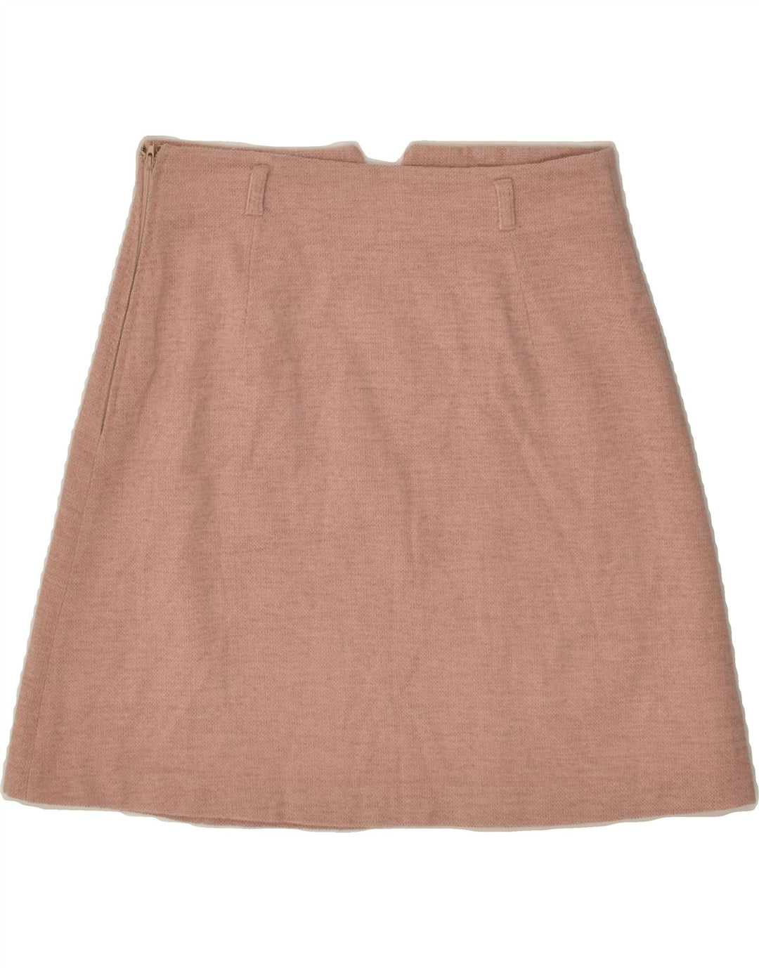 BLUE EAGLE Womens A-Line Skirt IT 44 Medium W30  Beige Wool | Vintage Blue Eagle | Thrift | Second-Hand Blue Eagle | Used Clothing | Messina Hembry 