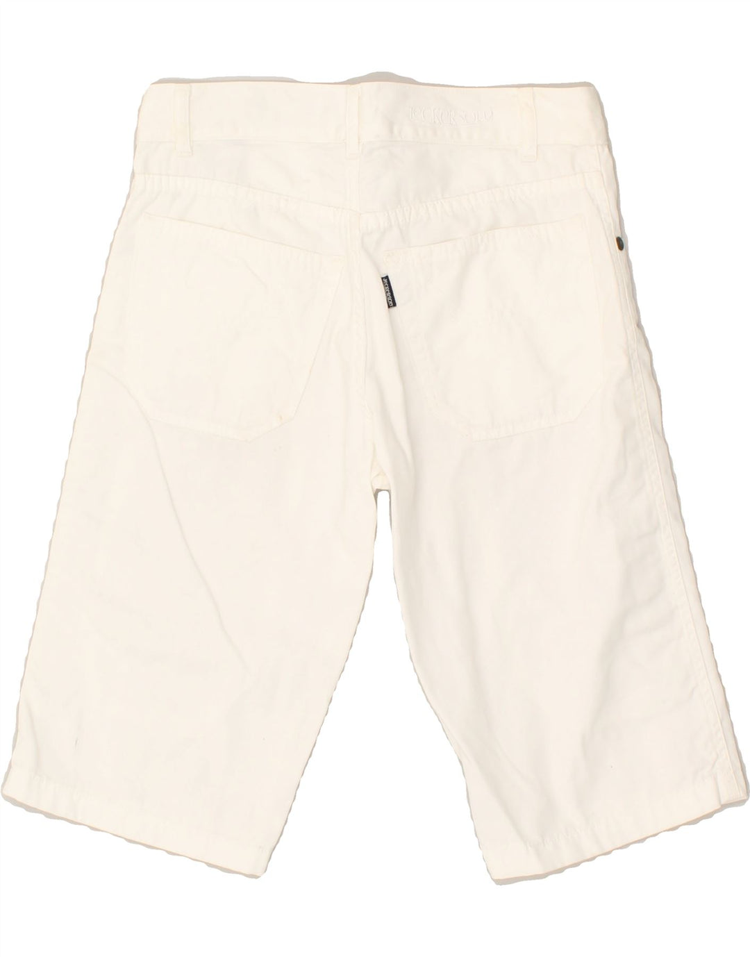 JECKERSON Womens Casual Shorts W26 Small White Cotton | Vintage Jeckerson | Thrift | Second-Hand Jeckerson | Used Clothing | Messina Hembry 