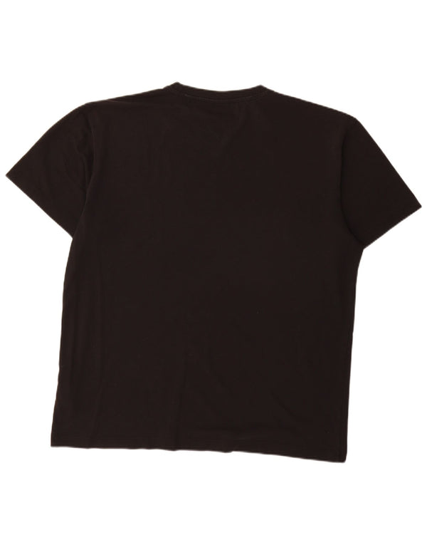 Tommy Hilfiger Herren Grafik T-Shirt Top 2XL Schwarz