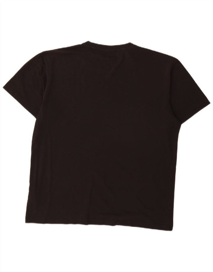 Tommy Hilfiger Herren Grafik T-Shirt Top 2XL Schwarz