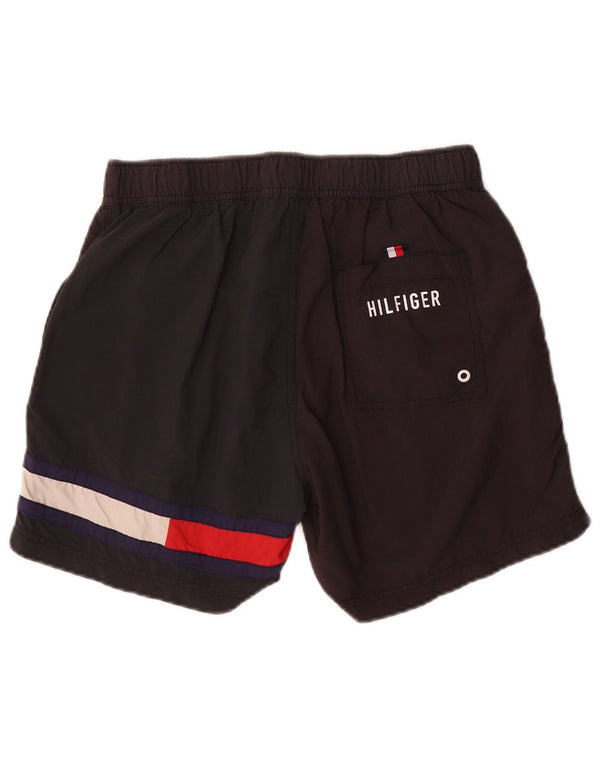Tommy Hilfiger Herren-Badeshorts, klein, Grau, Colourblock-Polyamid
