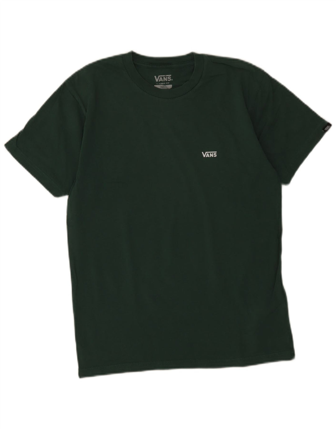 Vans Herren-T-Shirt mit klassischer Passform, klein, grüne Baumwolle