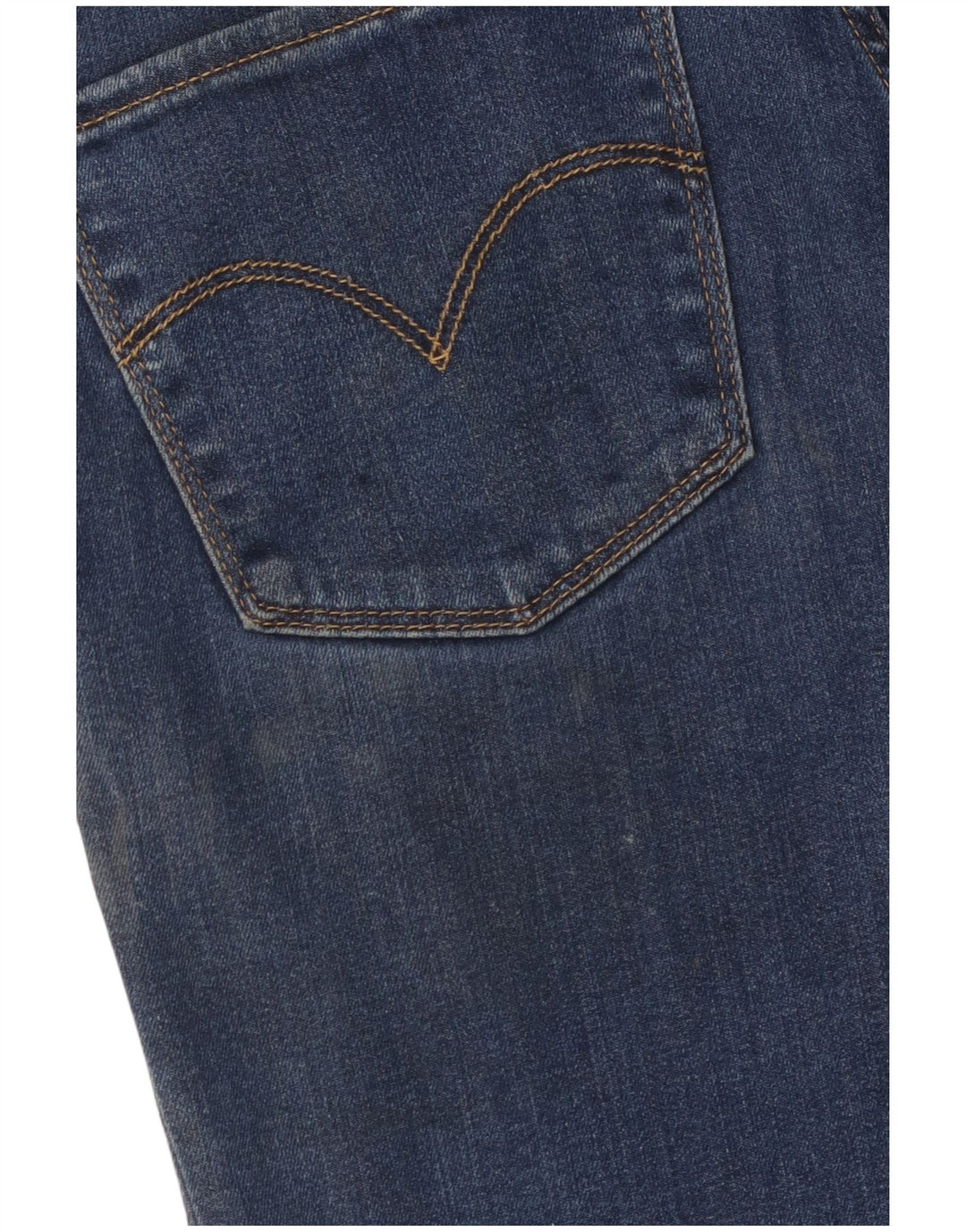 LEVI'S Damen 724 High Rise Straight Jeans W27 L32 Blau Lyocell