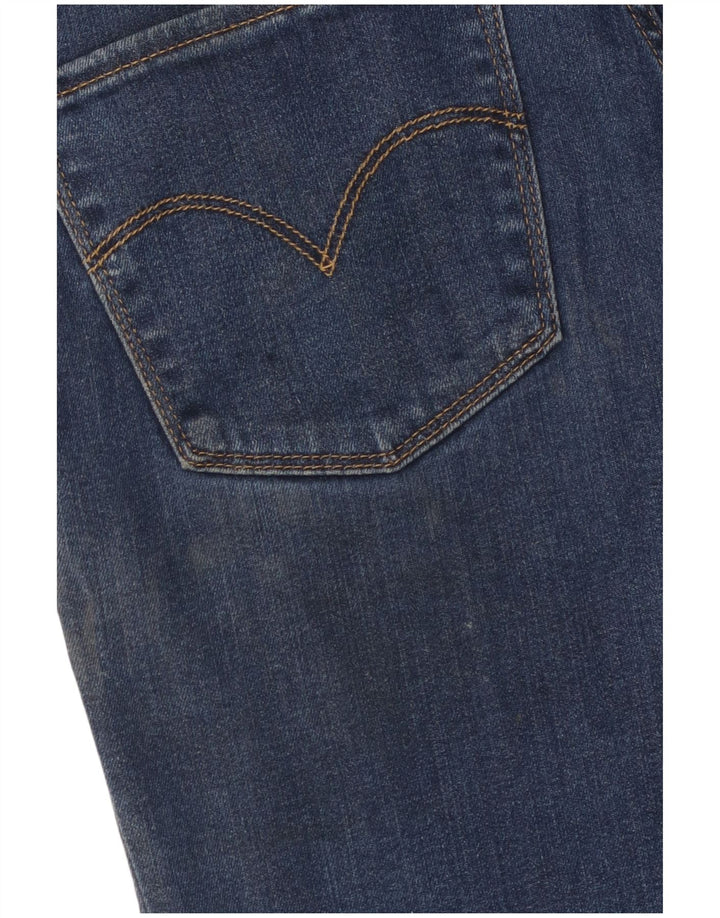LEVI'S Damen 724 High Rise Straight Jeans W27 L32 Blau Lyocell