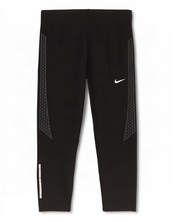 Nike Damen Dri Fit Capri Leggings UK 4 XS Schwarz