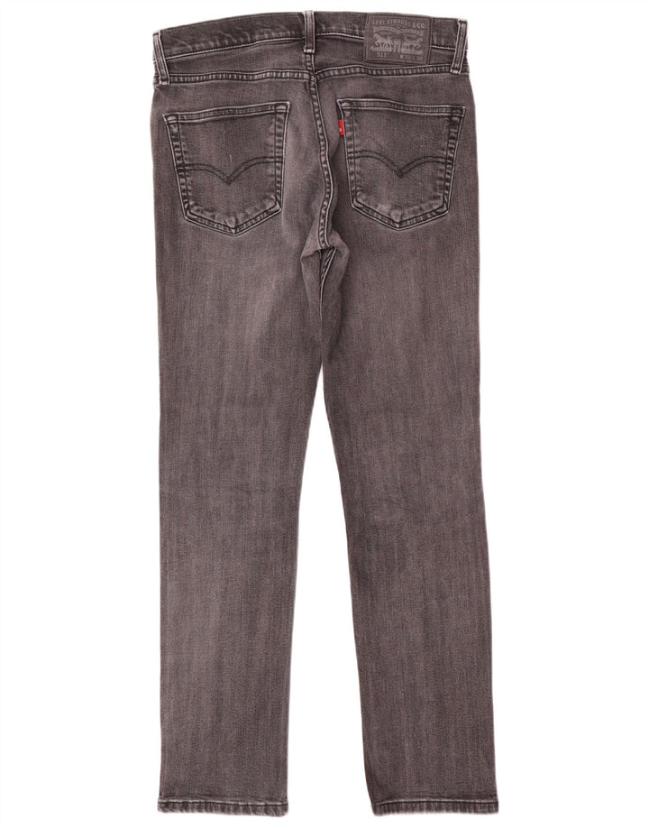 Levi's Herren 511 Slim Jeans W32 L30 Graue Baumwolle