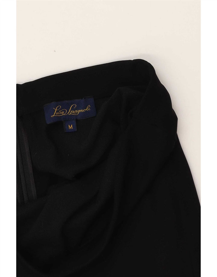 Luisa Spagnoli Damen Stufenrock Medium W30 Schwarz
