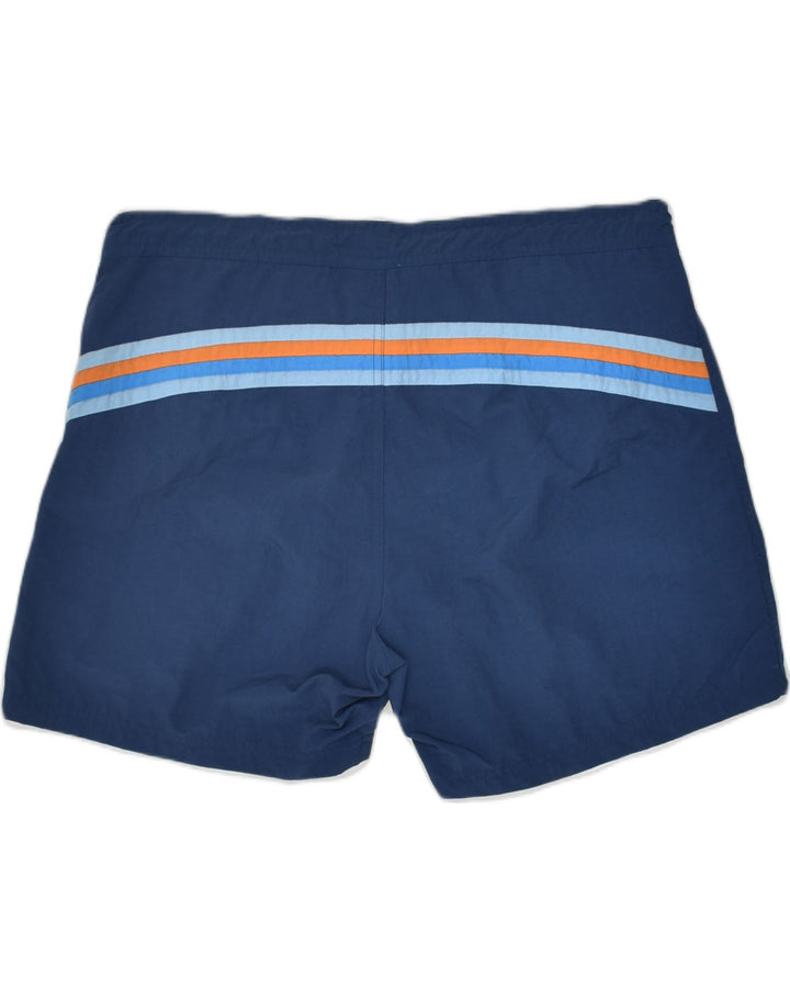 INVICTA Mens Swimming Shorts XL Navy Blue Striped Polyester | Vintage Invicta | Thrift | Second-Hand Invicta | Used Clothing | Messina Hembry 