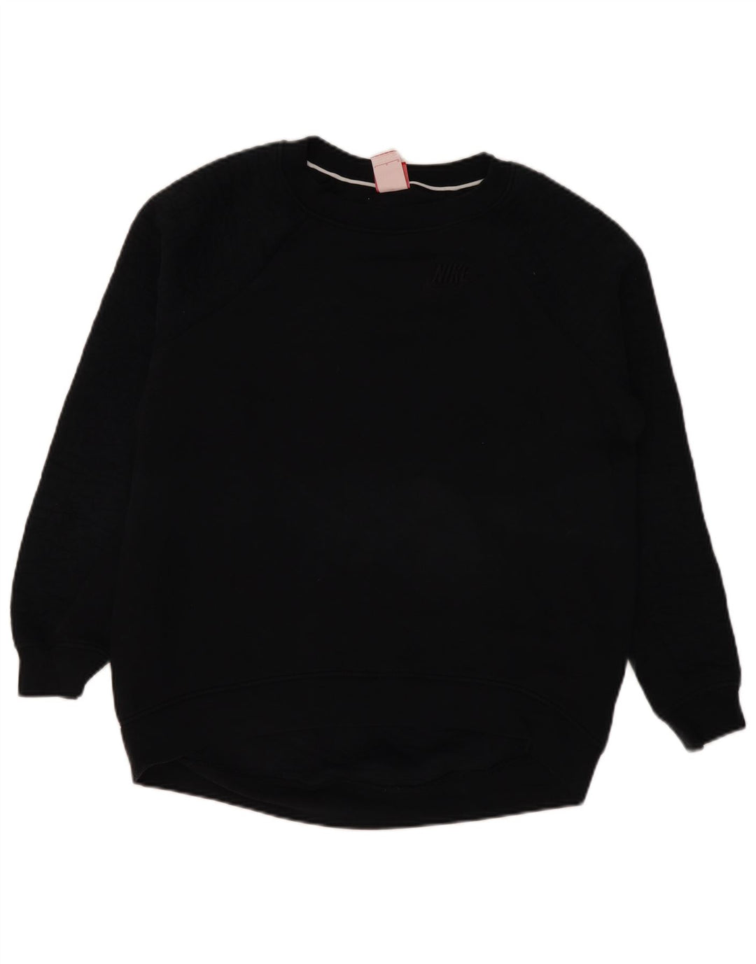 Nike Damen-Sweatshirt-Pullover, groß, schwarze Baumwolle