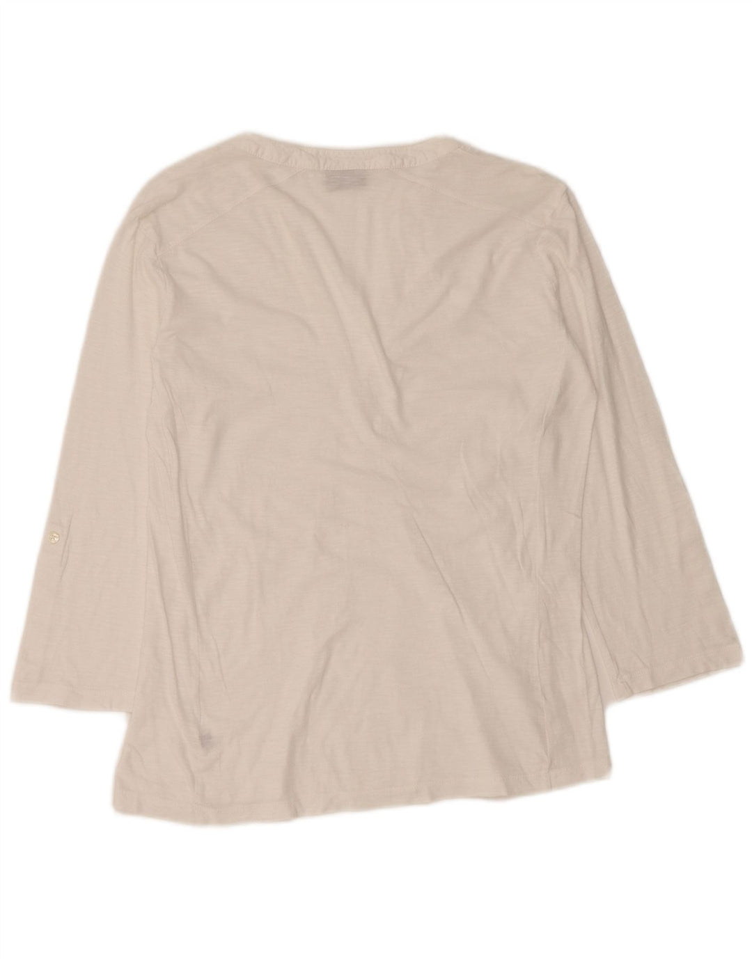 NAPAPIJRI Damen-Blusenoberteil mit 3/4-Ärmeln, Gr. 10, Größe S, weiß, geblümt