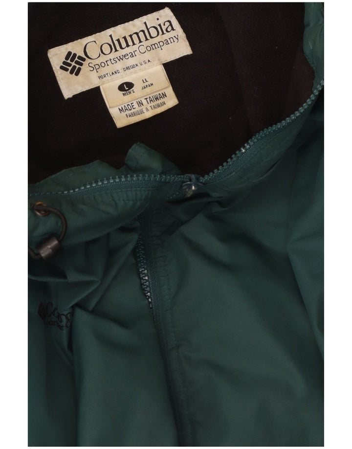 Columbia Herren-Windbreakerjacke mit Kapuze, Gr. 40, Größe L, Grün