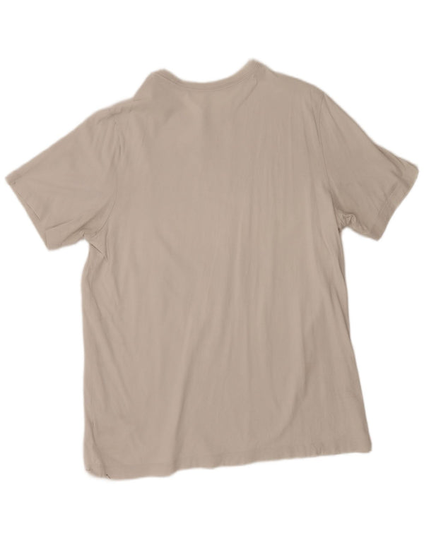 Nike Herren-T-Shirt mit Grafik, Größe L, aus weißer Baumwolle