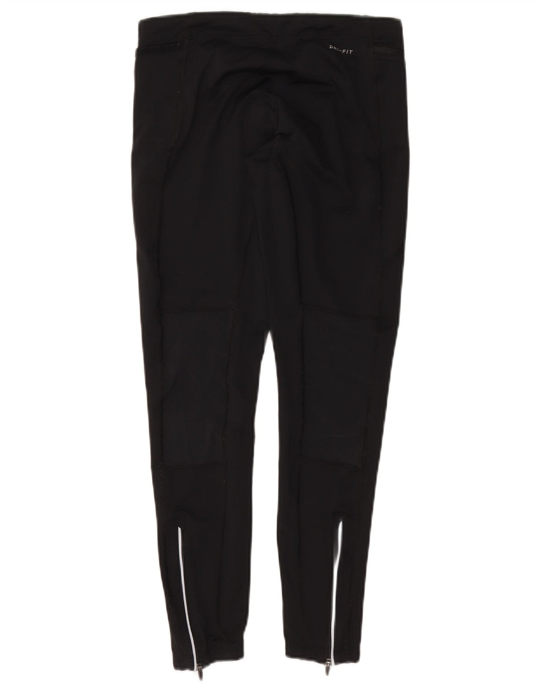 Nike Damen Dri Fit Leggings UK 12 Medium Schwarz Polyester