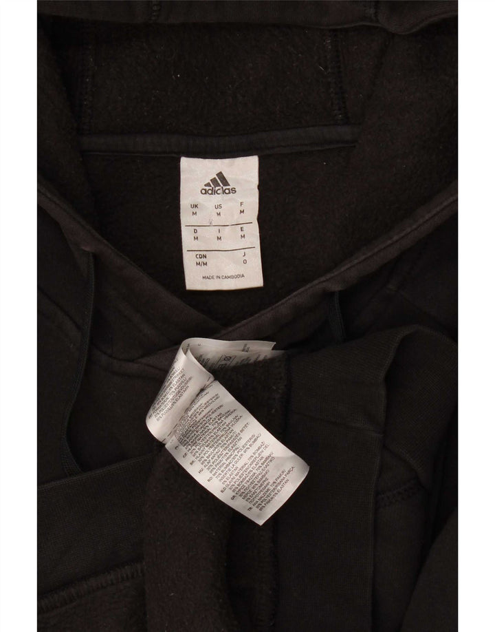 Adidas Herren Kapuzenpullover Mittelschwarz Baumwolle