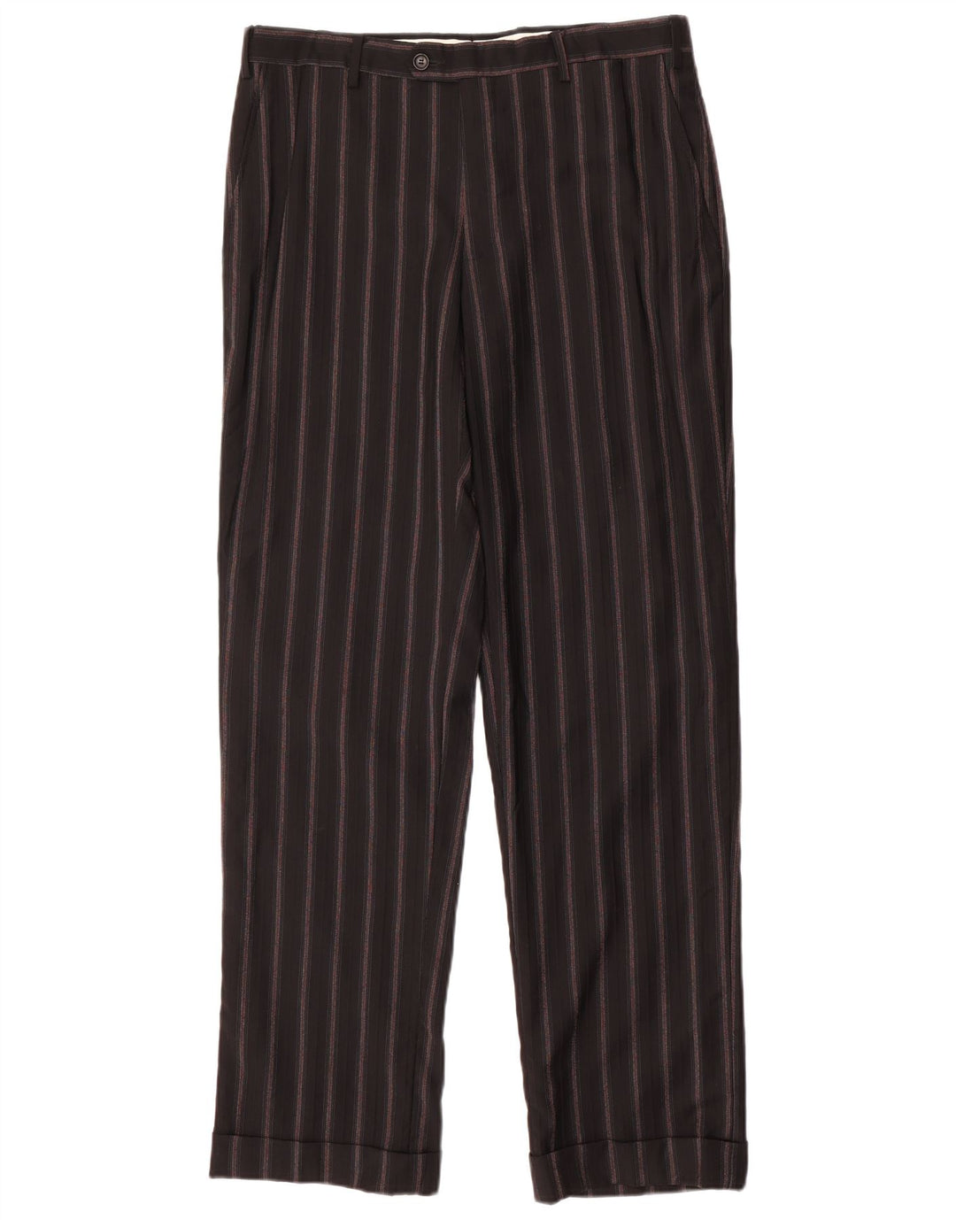 PAL ZILERI 2-teiliger Herrenanzug mit 3 Knöpfen, IT 50, Größe L, W34, L33, Schwarz gestreift