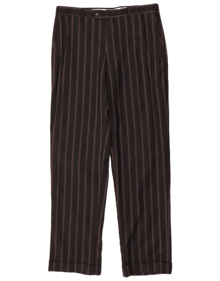 PAL ZILERI 2-teiliger Herrenanzug mit 3 Knöpfen, IT 50, Größe L, W34, L33, Schwarz gestreift