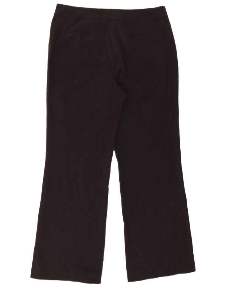 CALVIN KLEIN Damen Bootcut Chinohose US 12 Large W34 L32 Schwarz