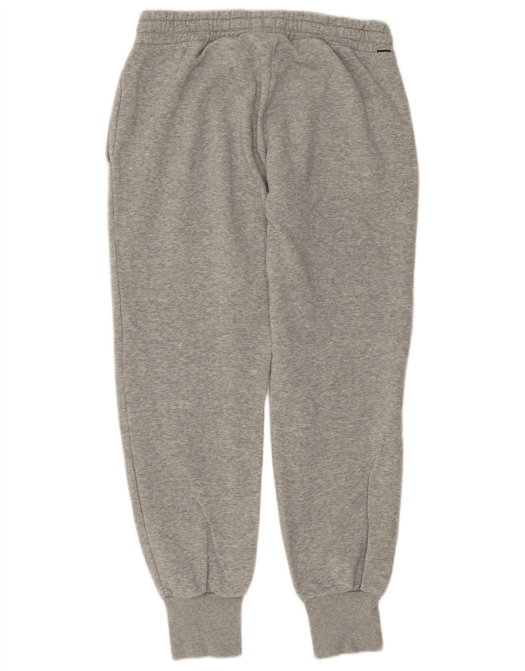 CONVERSE Damen Trainingshose Jogger UK 14 Mittelgraue Baumwolle